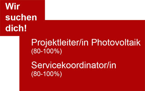 Wir suchen dich! Offene Stellen